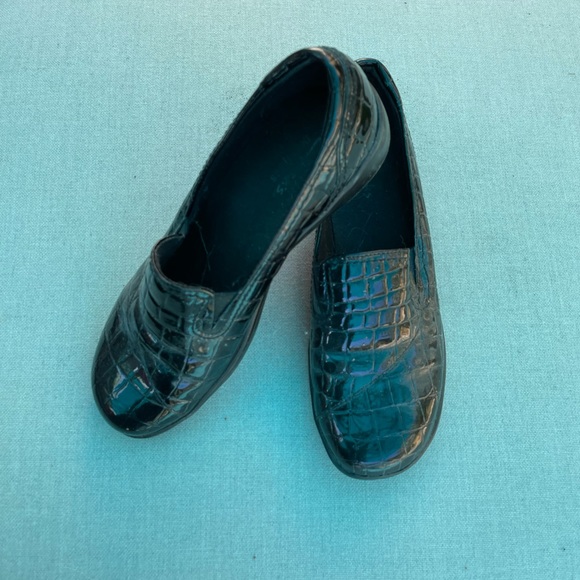 Clark’s patent wedge mock crock black - Picture 2 of 4